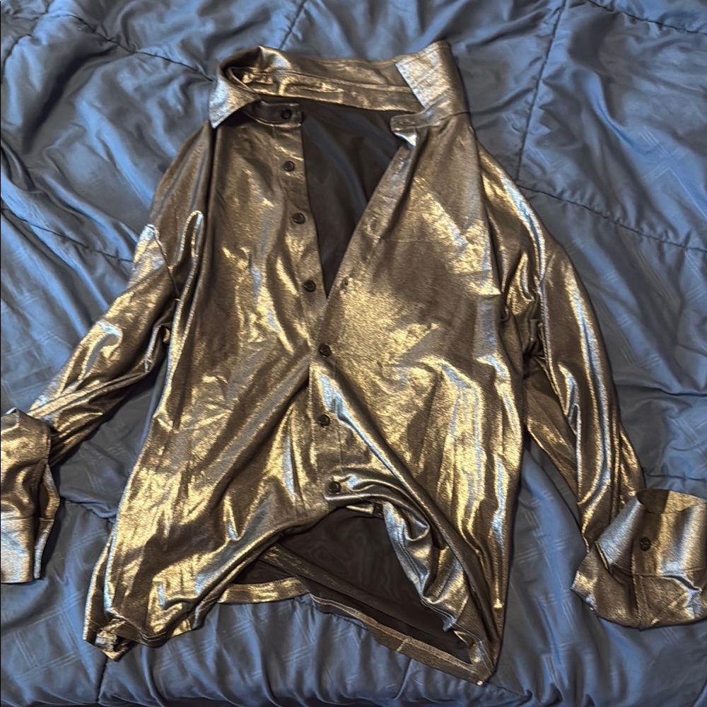 Metallic Gold Women's Jacket